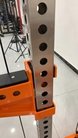 Appareil de musculation multifonctionnel commercial avec cadre en acier, pile de poids de 70-120 kg, poids total de 385 kg, machine à câbles pour entraînement complet du corps pour salle de sport