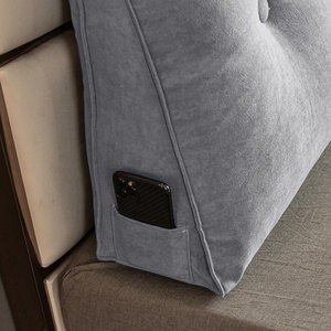 Cuscino Comfort <span class=keywords><strong>per</strong></span> <span class=keywords><strong>Letto</strong></span> Personalizzabile in Poliestere e Cotone, Cuscini <span class=keywords><strong>per</strong></span> Testiera Memorabili con Triangolo Rimovibile <span class=keywords><strong>per</strong></span> Campeggio - Product Image 3