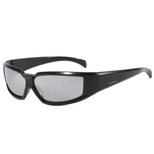 Gafas de <span class=keywords><strong>Sol</strong></span> Cuadradas de Moda para Exteriores 2025, Lentes de Espejo, Gafas de Conducir, Estilo Steam Punk, Unisex, Y2K - Product Image 6