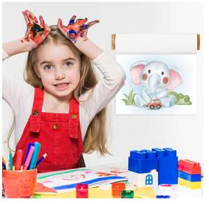 Support mural en bois personnalisé de 12 pouces pour rouleau de papier, distributeur de papier kraft pour cuisine, bricolage, bureau - Product Image 6