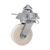 4''5''6''8''10''12'' Roulette de conteneur d'expédition Roue simple pivotante en nylon MC robuste pour roues de conteneur marin