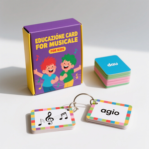 Tarjetas Flash de acordes de Piano codificadas de colores para estudiantes creativos de música educativa divertida impresa personalizada, regalo perfecto para niños - Product Image 5