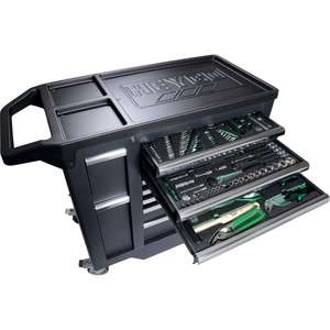 HEYCO 01127000300 Assortiment d'outils dans le chariot d'atelier "BASIC", 190 outils en 3 modules - Product Image 1