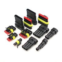 282087-1 Connecteur adaptateur femelle étanche automobile série AMP Superseal 3 broches 1,5 mm PBT GF -40~120°C