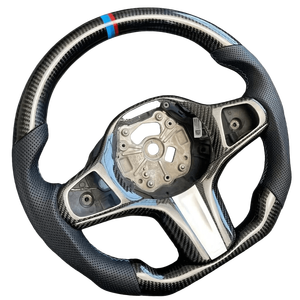 Volante Deportivo M de Fibra de Carbono Real para <span class=keywords><strong>BMW</strong></span> M5 G30 G31 G38 G32 G11 G12 G16 <span class=keywords><strong>M8</strong></span> G06 G01 G06 G07 F90 X3M con Calefacción - Product Image 6
