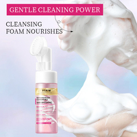 Nettoyant visage bio à la niacinamide et à l'acide tranexamique, soin du visage bio, mousse éclaircissante pour le visage, nettoyant facial