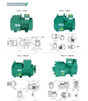 RESOUR Kompresor Semi Hermetik 15/20/25/30HP Laris Terjual, Mendukung R404A R134A untuk Cold Room Hemat Energi dan Rendah Kebisingan