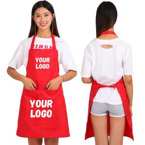 Personalized Logo Printed <b>Aprons</b> Embroidery Sublimation Design Custom Colorful for Women <b>Kitchen</b> <b>Apron</b> - Product Image 1