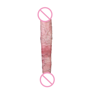 Produit Nouveauté Adulte pour Couples : Dildo Double en Silicone à Double Extrémité, Design Double Couche, Sensation Réaliste, Doux, Vente Chaude - Product Image 3