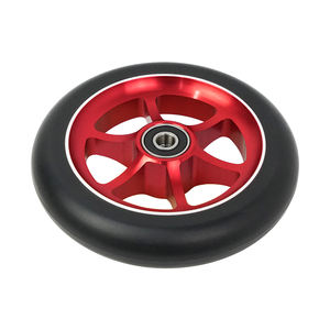 도매 사용자 정의 트라이 컬러 스쿠터 바퀴 PU 120MM 스턴트 스쿠터 바퀴 프로 스턴트 스쿠터 바퀴 - Product Image 6