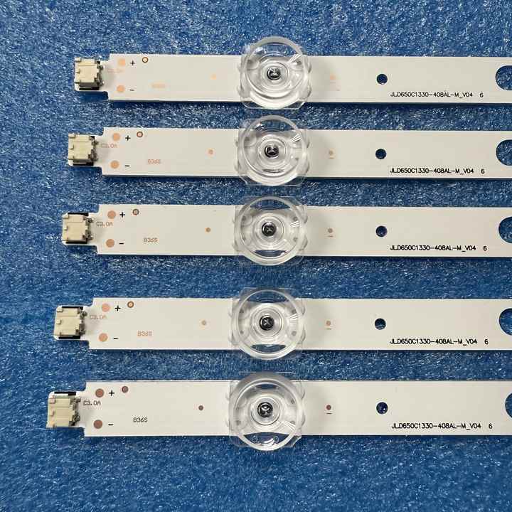 Kit 10 Strisce LED Samsung BN96-50313A BN96-50314A Per TV UN65TU8200 UN65TU7000 - Nuovo