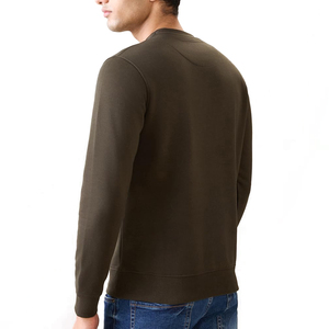 <b>Men</b> Casual Crew Neck <b>Sweatshirt</b> Custom Plain Cotton Fleece Pullover Long Sleeve Comfortable Soft Warm Wear <b>Men</b> <b>Sweatshirts</b> - Product Image 4