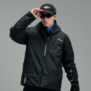 Chaqueta de Plumón para Hombre RVVR, 3 Capas, 95% Plumón de Ganso, 700 Fill Power, Impermeable, Resistente al Viento, para Invierno y Actividades al Aire Libre, Color Negro - Product Image 3