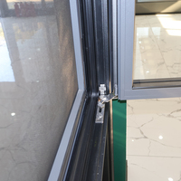 Ventanas Abatibles de Doble Acristalamiento de Aleación de Aluminio Hechas a Medida con Diseño de Rotura Térmica, Certificadas por Energy Star, para Villas y Baños