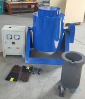 Petit four de fonderie de ferraille en aluminium électrique