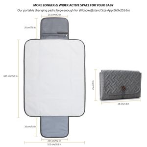 Wholesale Baby <b>Changing</b> Mat Portable Baby <b>Changing</b> Pad Waterproof Newborn Baby Diaper <b>Changing</b> Mat Pad Travel Baby <b>Changing</b> Mat - Product Image 4