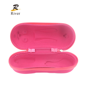 Sicher Zuverlässig E813 Benutzer definierte lustige Tier Kaninchen geformte EVA Sonnenbrillen Fall Brillen Box Fall für Kinder - Product Image 5