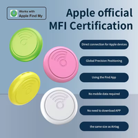 Etiqueta Inteligente MFi de Plástico Impermeable IP65, Dispositivo de Rastreo Global, Recordatorio de Objetos Perdidos, Compatible con iPhone y iPad, Aplicación Find My, Localizador de Llaves