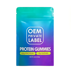 Gomitas de Proteína Veganas Portátiles de Marca Privada OEM, Sin Azúcar, Aumentan la Energía para Mujeres y Hombres - Product Image 1