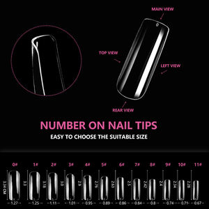 JIEYU Vente en gros d'usine PMMA/ABS Moyen Clair Couverture Complète N'endommage <span class=keywords><strong>pas</strong></span> les Ongles French Lady <span class=keywords><strong>Faux</strong></span> Ongles Réutilisables - Product Image 2