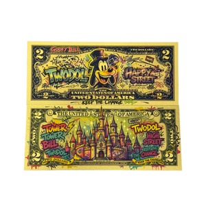2026 America 7 Models Anime Banknote <strong>in</strong> 24K <strong>Gold</strong> Plated for Gifts - Product Image 4