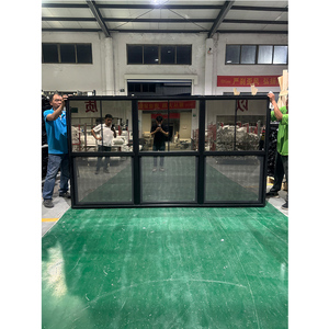 Fenêtre à guillotine simple en vinyle, style américain, profil PVC, double vitrage, pour maisons modernes noires, sur mesure - Product Image 6