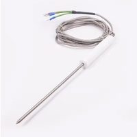 Sonde de température personnalisable OEM/ODM PT1000/PT100 NTC de qualité alimentaire avec sonde en acier inoxydable pour viande, barbecue, grill et four