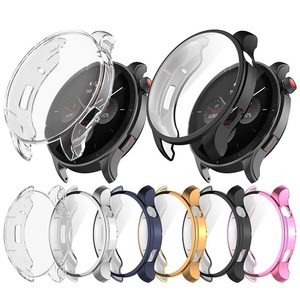 Couverture complète de pare-chocs de cadre de protection d'écran pour Amazfit <span class=keywords><strong>GTR4</strong></span> / <span class=keywords><strong>GTR4</strong></span> Pro étui de protection de montre en TPU - Product Image 1
