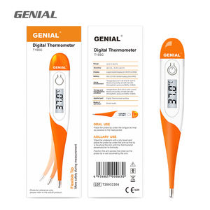 Termômetro digital genal t15sc, medidor de temperatura digital eletrônico com tela lcd flexível - Product Image 5