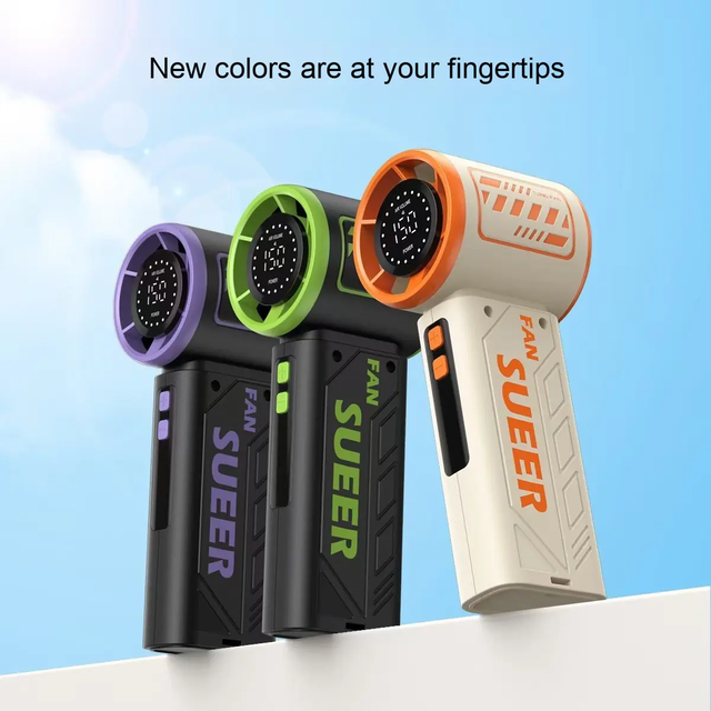 Factory Wholesale 150-speed High-power Handheld Fan, Turbo-powered Portable Mini Fan