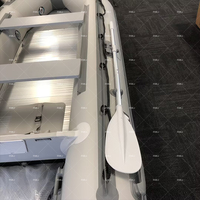 Bote Inflable Fish Hunter para 1-3 Personas, Bote Inflable de PVC, Bote Neumático de Aluminio Hypalon