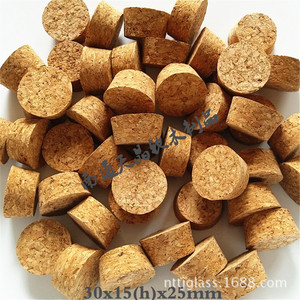 Bouchons en liège composite en forme de T Tianjing 30x15(h)x25mm pour tubes à essai et bouteilles en verre - Product Image 1