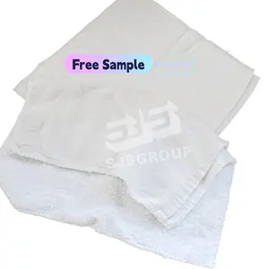 Порезать повторно используемое белое махровое полотенце тряпки 1 кг мешок полотенце протирание тряпки махровое полотенце чистящие тряпки