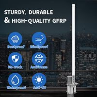 Antenne Cellulaire Extérieure Omnidirectionnelle 4G LTE 8 dBi N-Femelle