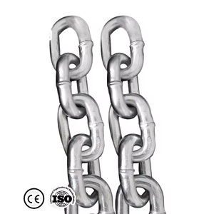 Chaîne de levage G80 minière chaîne de levage ronde en fer lourd soudé à haute résistance chaîne minière noire - Product Image 1