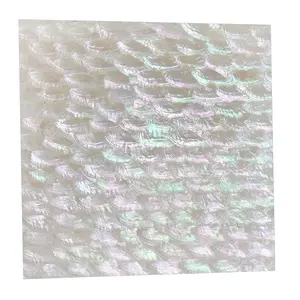 アートクラフト壁紙用シェルシェルシートのXE-046ナチュラルシェルペーパーカスタマイズされたカラフルなホタテ