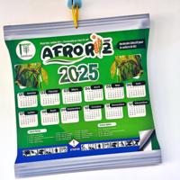 Calendrier mural personnalisé 2027 sur 12 mois, thème agricole (engrais pour cultures), cadeau promotionnel d'entreprise