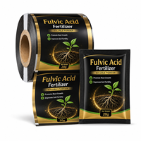 Film d'emballage pour engrais calcium-magnésium, rouleau personnalisé imprimé, sac en matériau laminé flexible pour sachets de nutrition végétale de 25g
