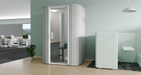Cabine téléphonique insonorisée pour bureau |   Cabine de réunion insonorisée en feutre PET pour bureau ouvert