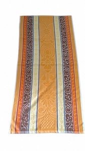 Serviette de Bain Rayée en Coton à Motifs, Serviette de Spa Gaufrée Douce et Absorbante pour Salon, Hôtel et Spa - Product Image 3