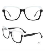 Montures optiques carrées œil-de-chat vintage en acétate de qualité supérieure pour femmes, service OEM disponible, montures optiques anti-lumière bleue pour les travailleurs