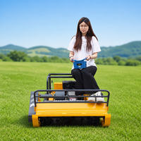 Tondeuse à gazon compacte télécommandée sur chenilles pour petits vergers et jardins