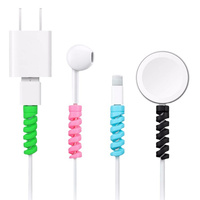 Vente flash pour protecteur de câble de téléphone, protecteur de câble de chargeur, protecteur de câble micro USB, protecteur spiralé