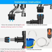 Outils de nettoyage pour aquarium et changeur d'eau de type robinet, modèle GYHS04 facile à utiliser, fabriqué au Guangdong