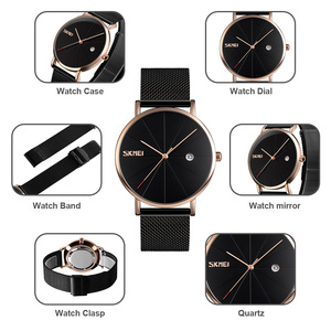 Reloj cronógrafo cuadrado para hombre, reloj de pulsera de lujo de acero inoxidable, esfera negra con fecha, reloj de cuarzo resistente al agua 30M - Product Image 3