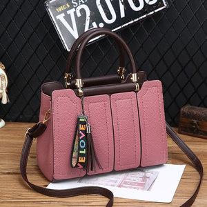SHOPCEO PU Leather HandBag Women Tassel Crossbody Shoulder Bags Totes - Product Image 5
