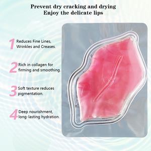 Mascarilla Labial de <span class=keywords><strong>Gel</strong></span>, Mascarilla Nocturna con Vitamina C, Rosa Cristal, Hidratante, Antiarrugas, Iluminadora, Tamaño de Viaje, Marca Privada - Product Image 5