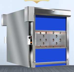 Chine Vente en gros Action automatique Système de servo de lavage de voiture Tissu en PVC Porte à roulage rapide Design moderne pour ateliers Surface finie - Product Image 1