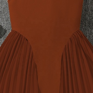 Vestido de Fiesta Maxi Plisado sin Mangas para Niñas, Verano, Algodón y Poliéster, Moda Infantil - Product Image 4