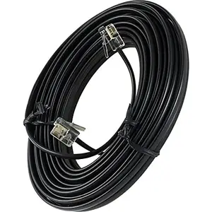 4M length RJ12 6P6C plug to RJ12 6P6C plug 26awg telephone cable